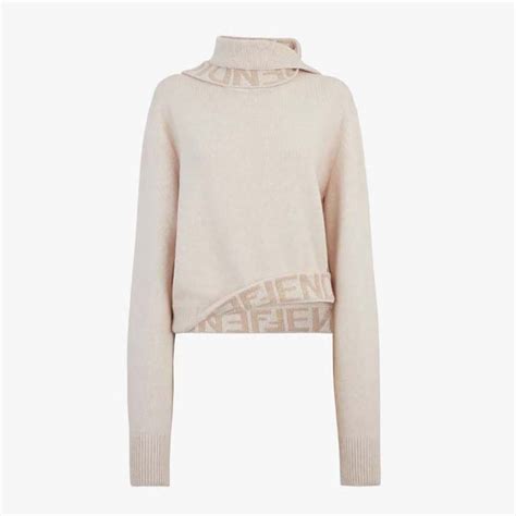 fendi beige cashmere jumper.